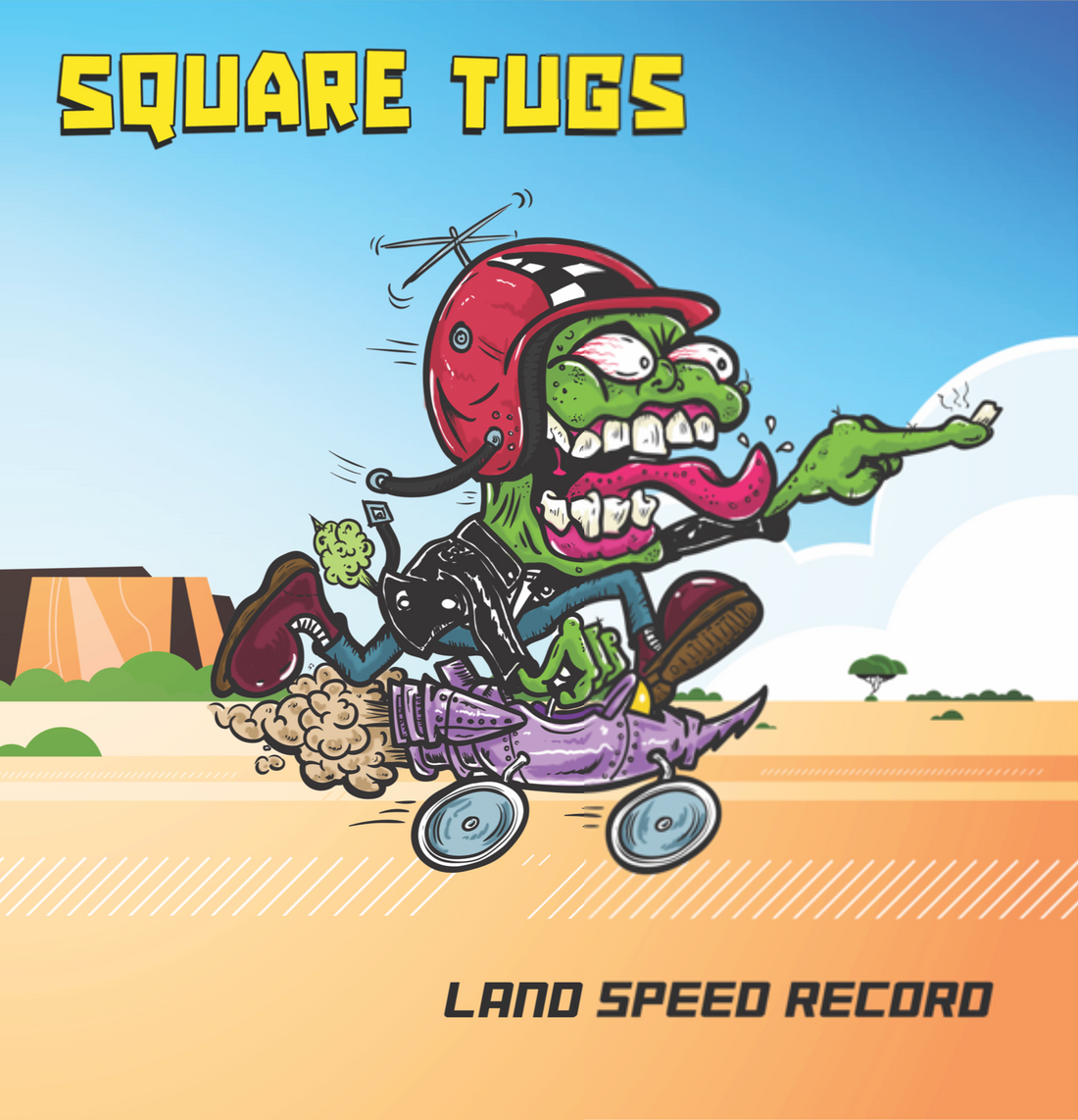 Square Tugs - Land Speed Record (pre-sale - Available 24 June 2024)